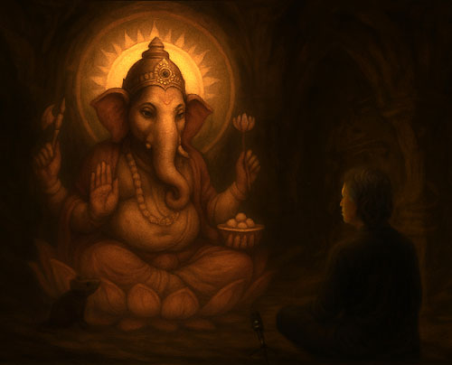 Ganesha speaking